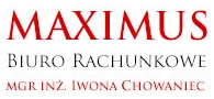 “MAXIMUS” Biuro Rachunkowe mgr inż. Iwona Chowaniec Logo